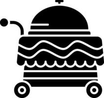 Cart Glyph Icon vector