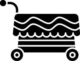 Cart Glyph Icon vector