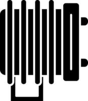 Heater Glyph Icon vector