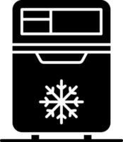 Refrigerator Glyph Icon vector