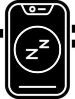 Sleep Glyph Icon vector