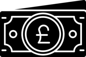 Pound Glyph Icon vector