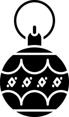 Bauble Glyph Icon