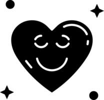 Relieved Glyph Icon vector