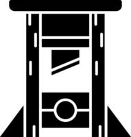 Guilotine Glyph Icon vector