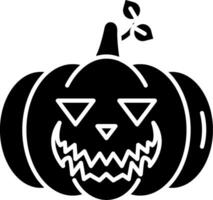 icono de glifo de calabaza vector