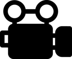 Video Glyph Icon vector