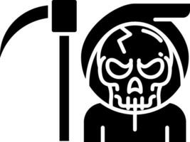 Death Glyph Icon vector