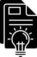 Idea Glyph Icon vector