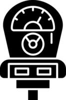 Meter Glyph Icon vector