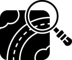 Find Glyph Icon vector