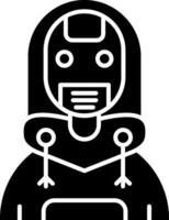 Robot Glyph Icon vector