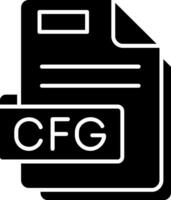 Cfg Glyph Icon vector