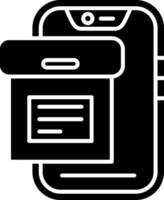 Archive Glyph Icon vector