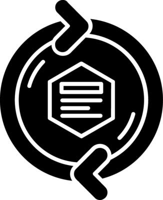 Refresh arrow Glyph Icon