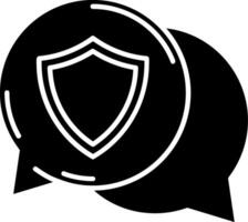 Secure Glyph Icon vector