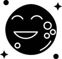 Moon Glyph Icon vector