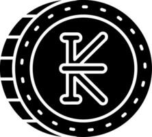 icono de glifo de kip vector