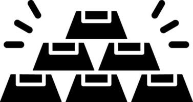 Gold Glyph Icon vector