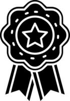 Medal Glyph Icon vector