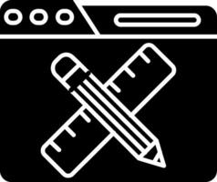 Design Glyph Icon vector