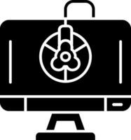 Calibration Glyph Icon vector