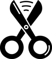 Scissors Glyph Icon vector