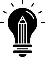 Idea Glyph Icon vector