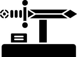 Sword Glyph Icon vector