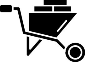 Cart Glyph Icon vector