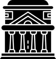 Pantheon Glyph Icon vector