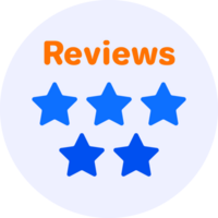 rating reviews modern icon clipart illustration png