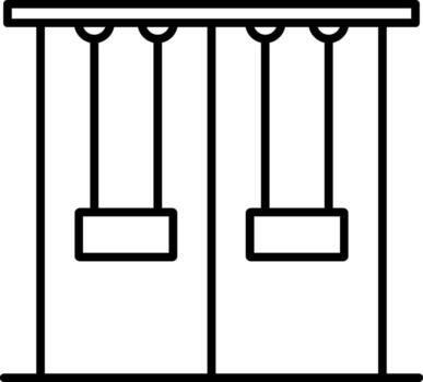 Swing Line Icon vector