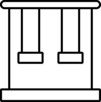 Trapeze Line Icon vector