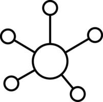 Connection Line Icon vector