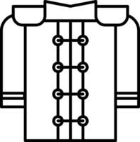 Marching Uniform Line Icon vector