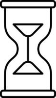 Hourglass Line Icon vector