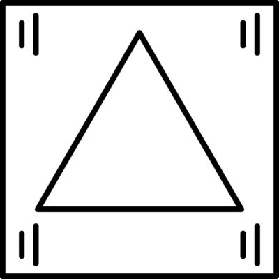 Triangle Line Icon