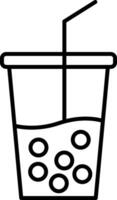 Soft Drink Line Icon vector