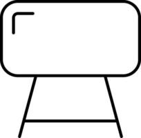 Buck Line Icon vector