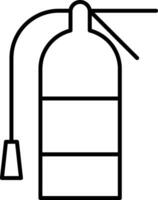 Extinguisher Line Icon vector