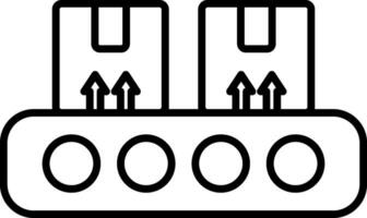 Productive Line Icon vector