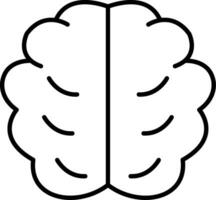 Brain Line Icon vector