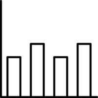 Diagram Line Icon vector