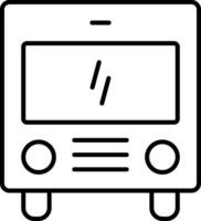 Coach Line Icon vector