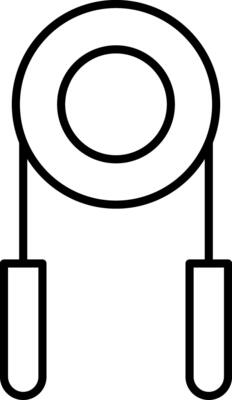 Hand Grip Line Icon