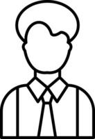 Person Line Icon vector