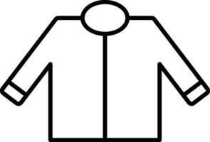 Driver Jacket Line Icon vector