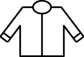 Driver Jacket Line Icon vector