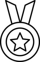 Achievement Line Icon vector